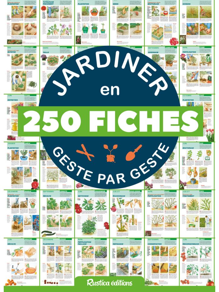 Jardinier en 250 fiches Rustica editions