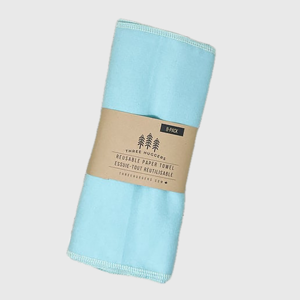 Essuie-tout réutilisables - Bleu Artique