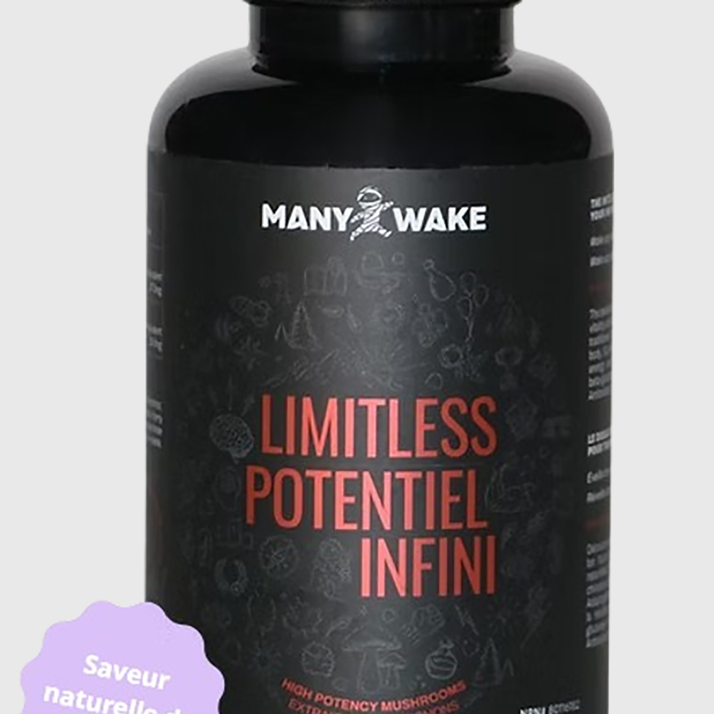 Jujubes végétaliens aux champignons Chaga et Reishi - Many Wake