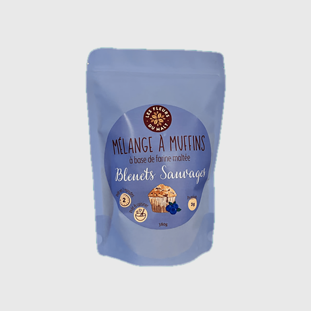 Mélange malté Muffins aux Bleuets