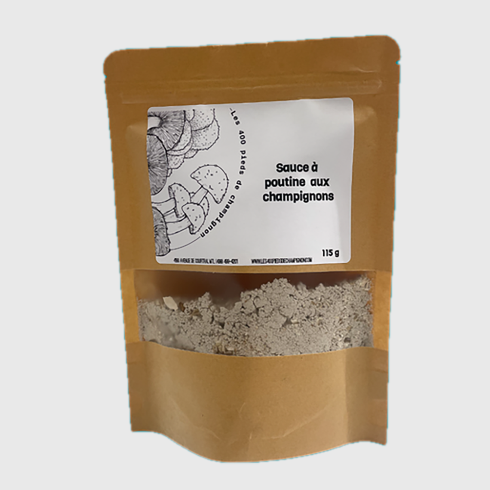 Sauce à poutine aux champignons déshydratée