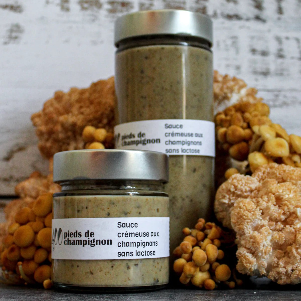 Sauce crémeuse au poivre et champignons