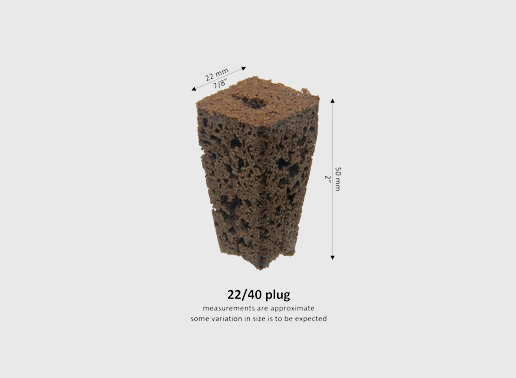 Substrat unité 22mm/40mm - Coco/Tourbe (Just Vertical, Vegehome, etc.)