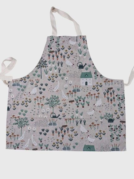 Tablier de jardinage encolure en V enfant- Sac en vrac