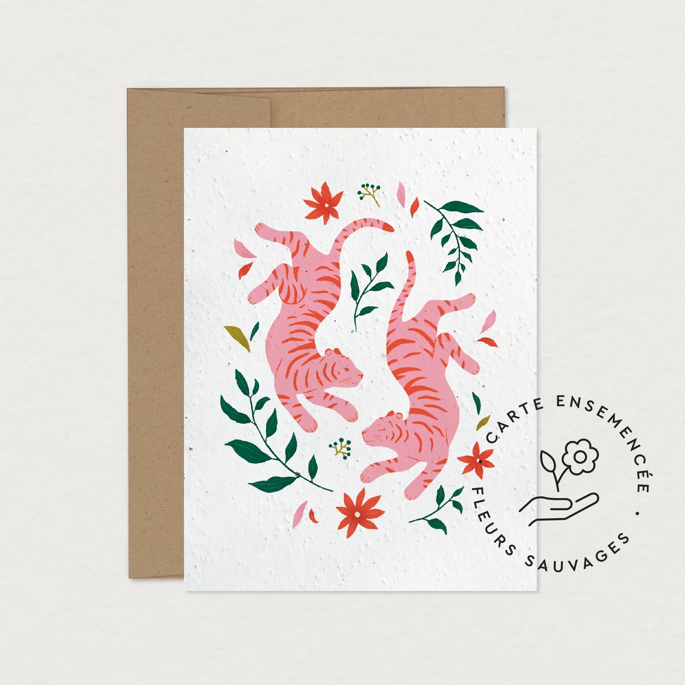 Cartes de souhaits ensemencées