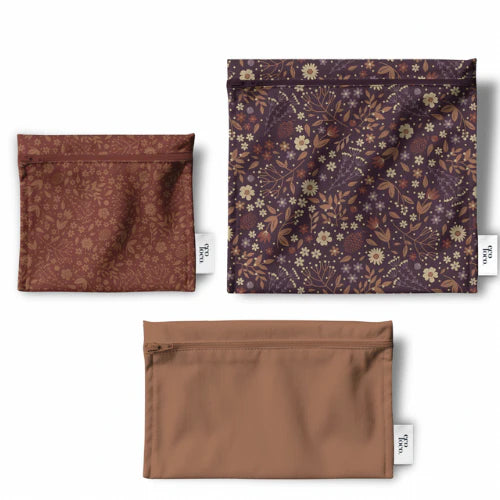 Trio sacs à lunch réutilisables