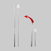 Pailles rétractable en acier inoxydable