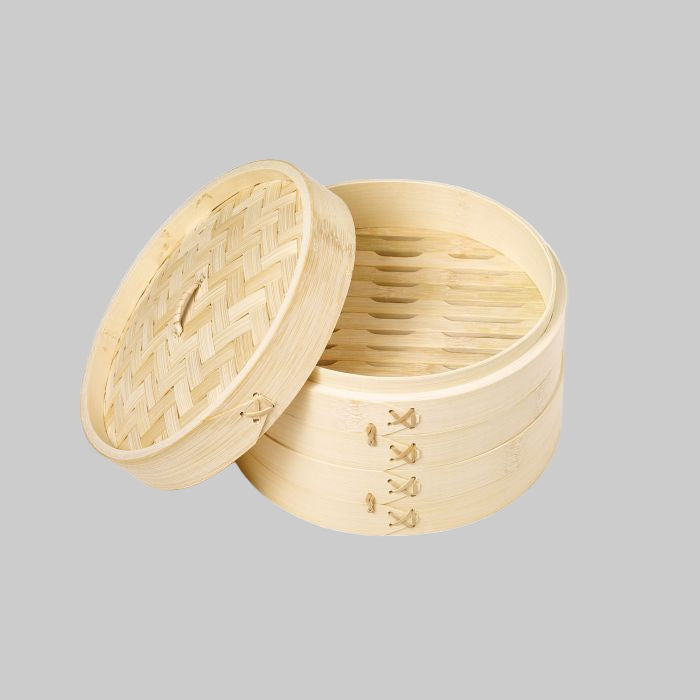 Ensemble de cuiseur vapeur en bamboo
