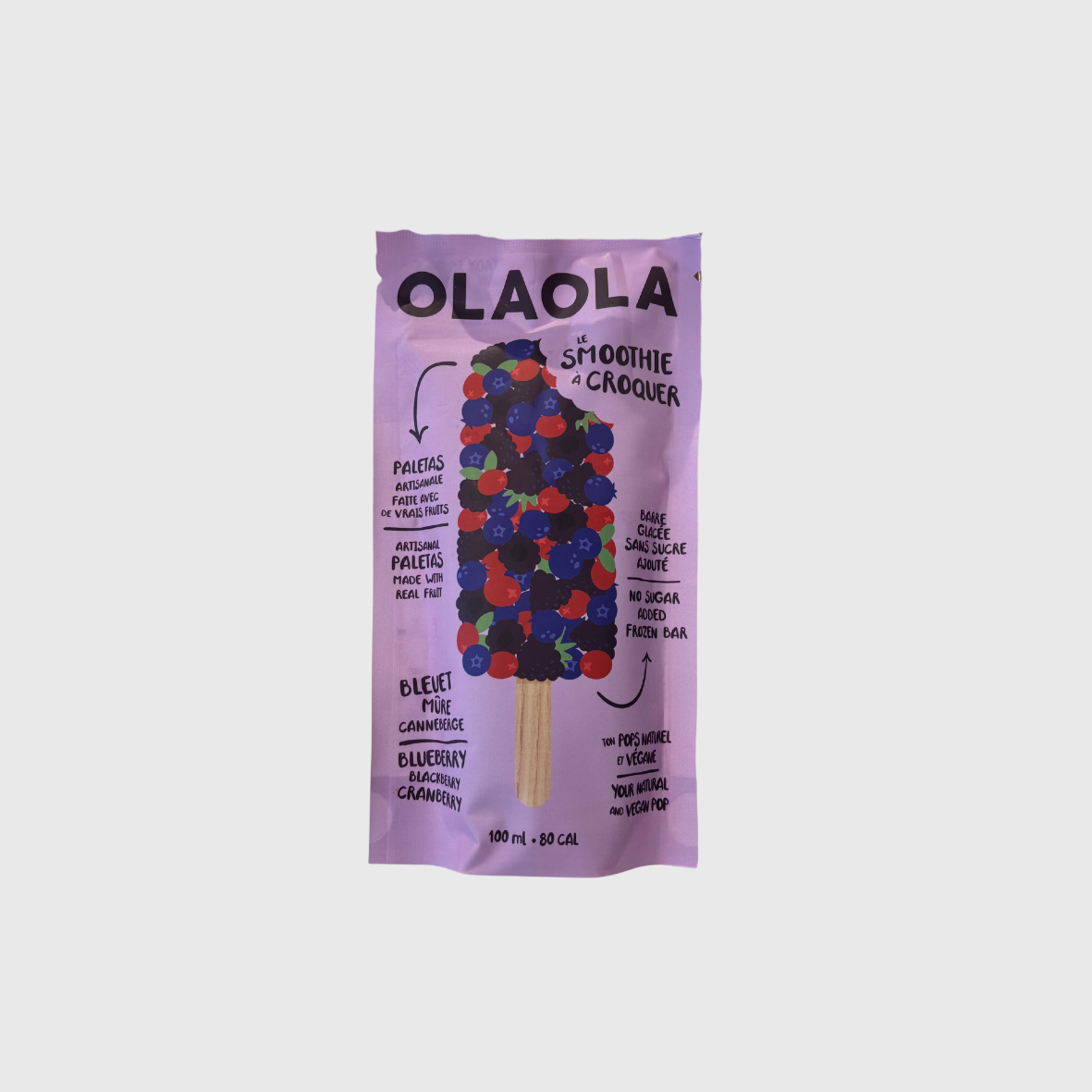 OLAOLA - Le smoothie à croquer - Bleuets