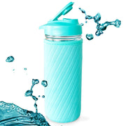 Set d'hydratation avec bocal Mason (gourde en verre)