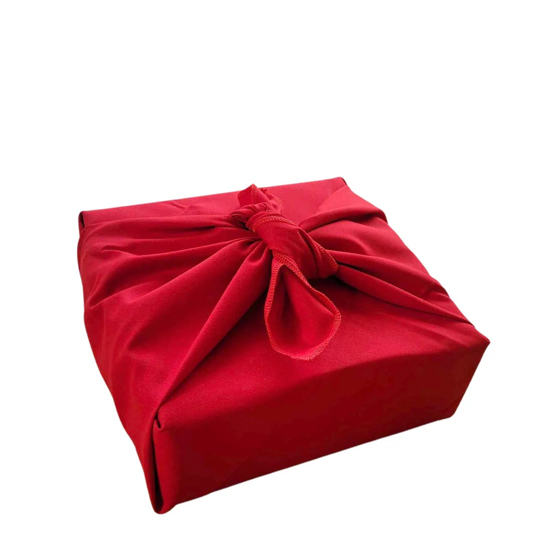 Furoshiki Gift Wrap - Small Black &amp; Red Checks