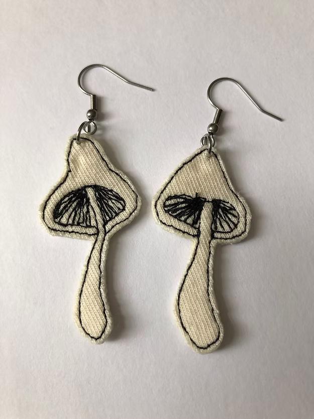 Boucles d'oreille Champignons - Helen Mends