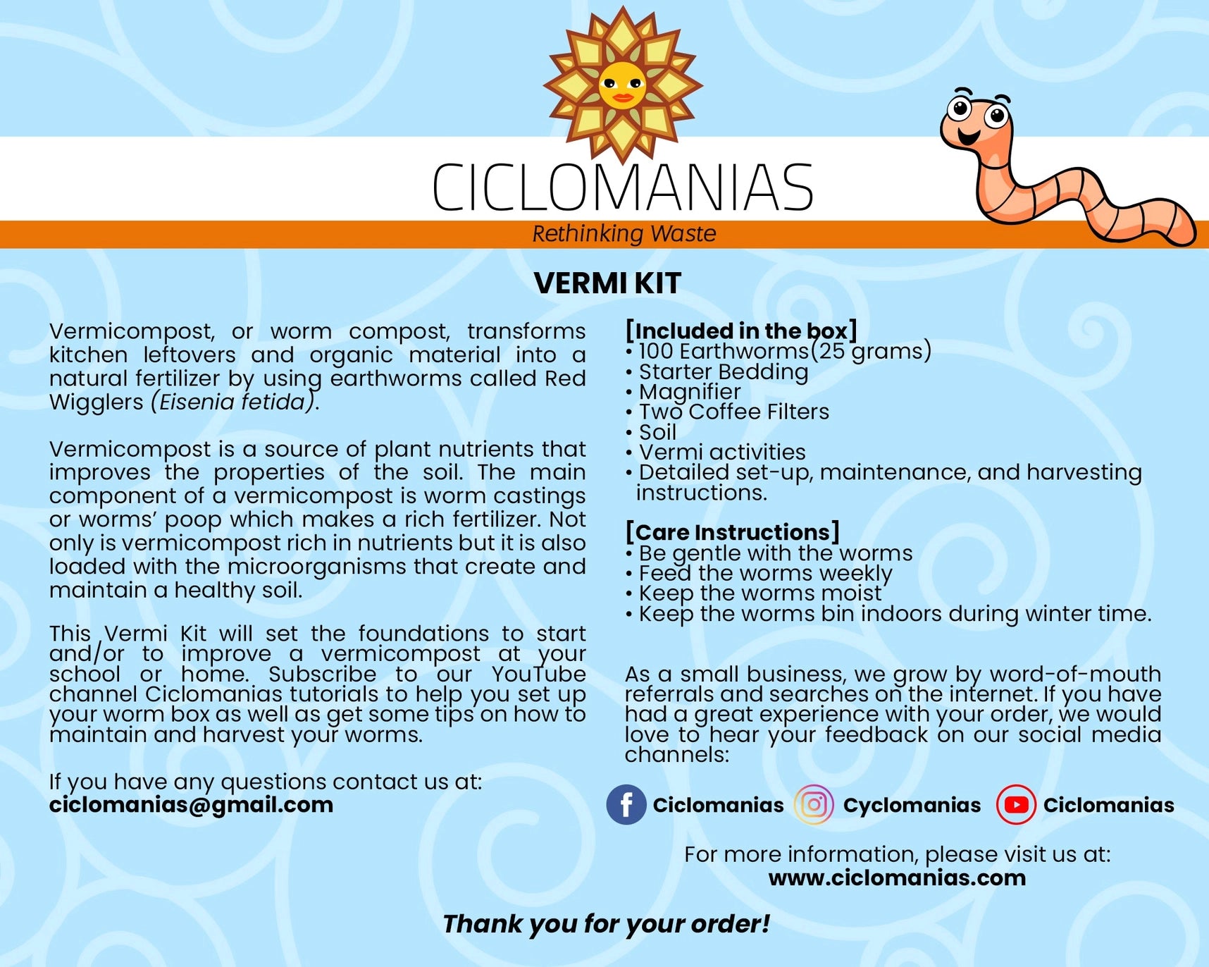 Vermi Kit - Kit de vermicompost