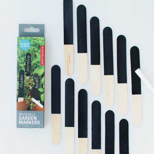 Marqueurs de jardin / Garden markers- Kikkerland