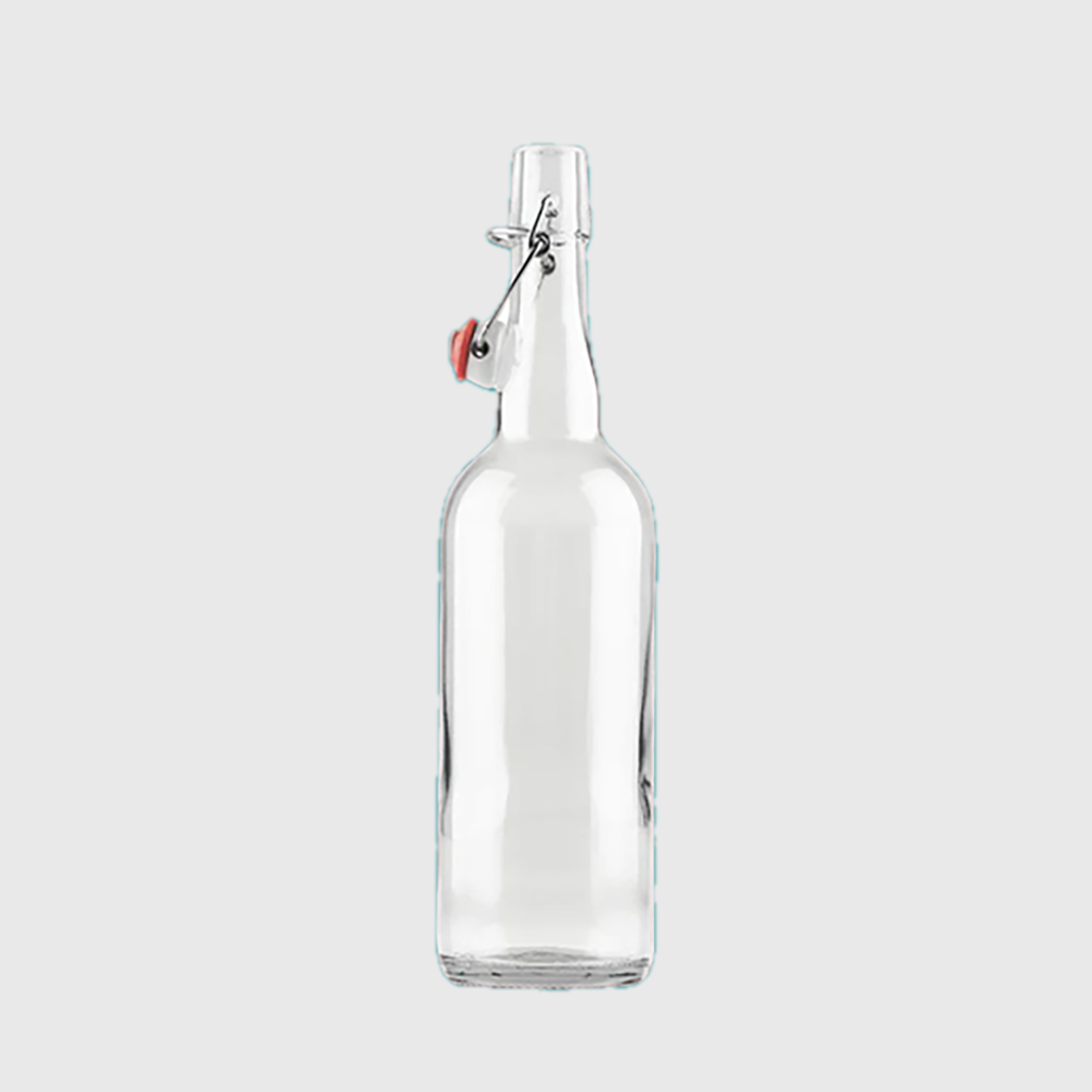 Glass bottle with swing top cap (750 ml)