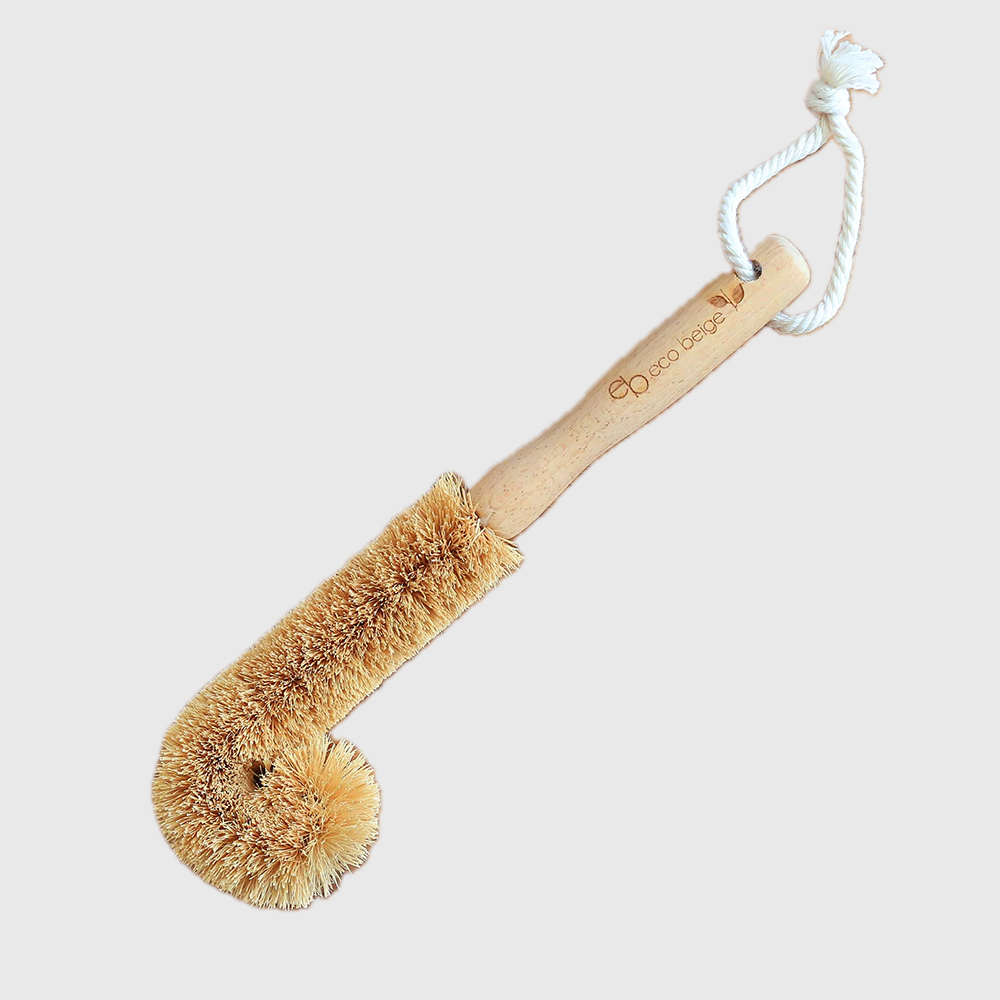 Natural coconut bottle brush
