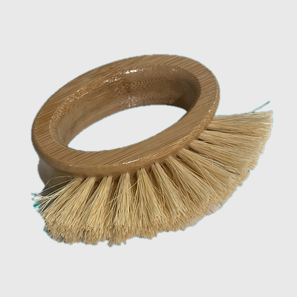 Wooden vegetable brush
