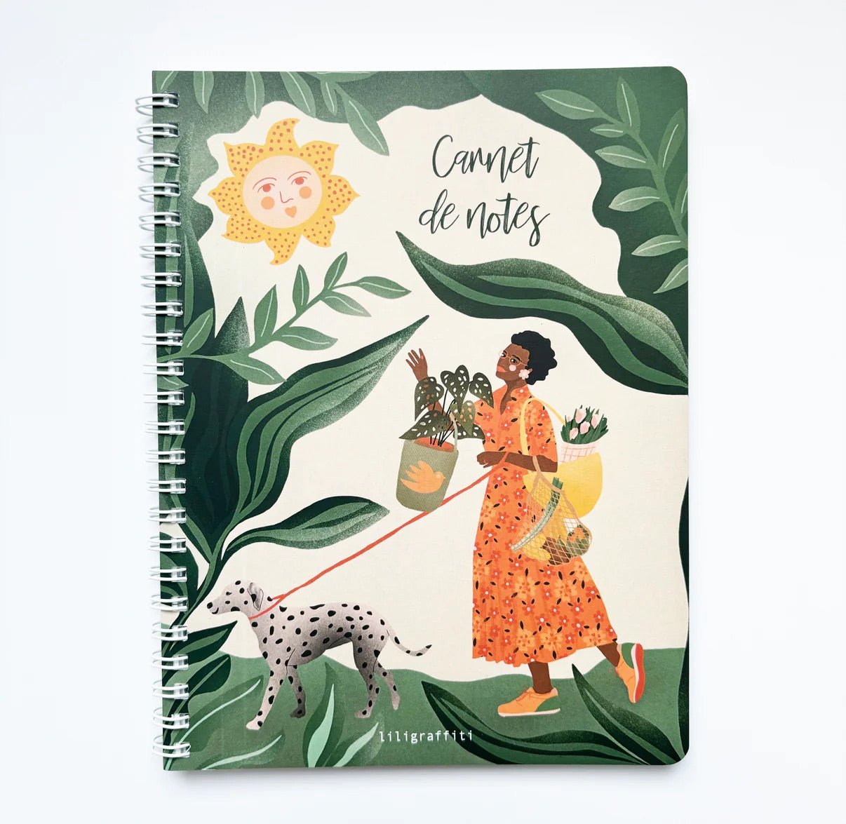 Spring Spiral Notebook - Lili Graffiti