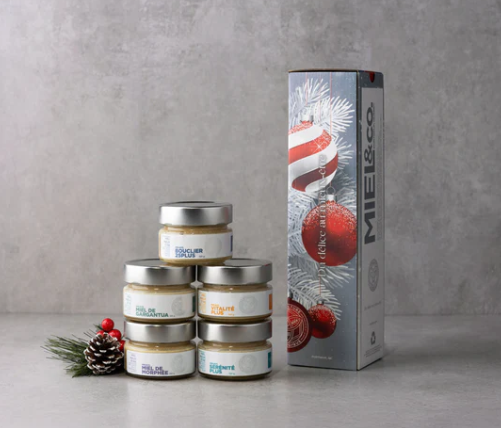 Ensemble Mieux-Être de miels Québécois - Coffret Cadeau