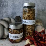 Spicy marinated mushrooms