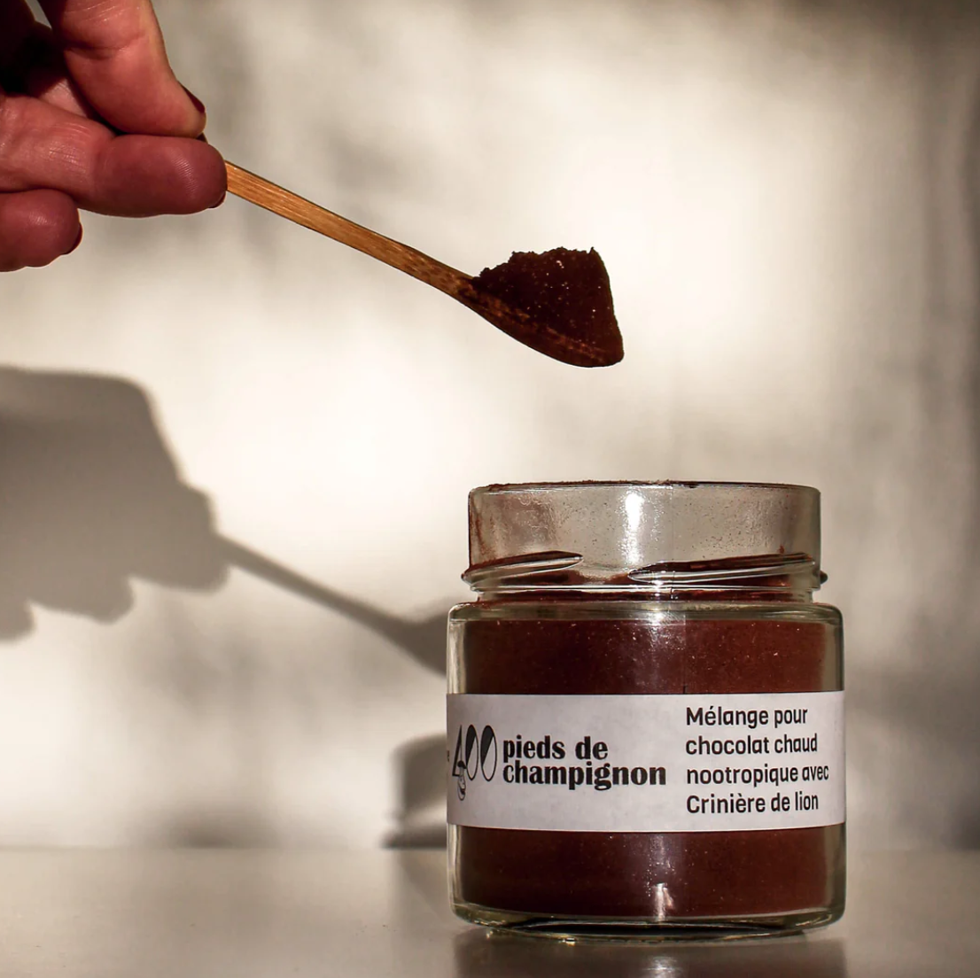 Mushroom Hot Chocolate Mix with Lion's Mane - 400 pieds de champignons