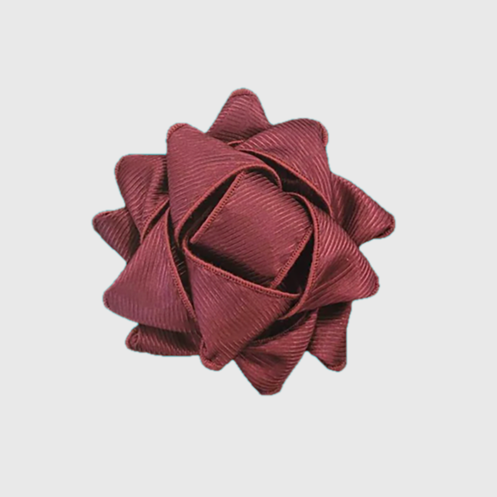 Reusable Gift Bag with Clip - Burgundy