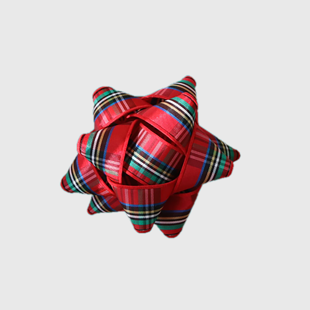 Reusable gift bag with clip - Red
