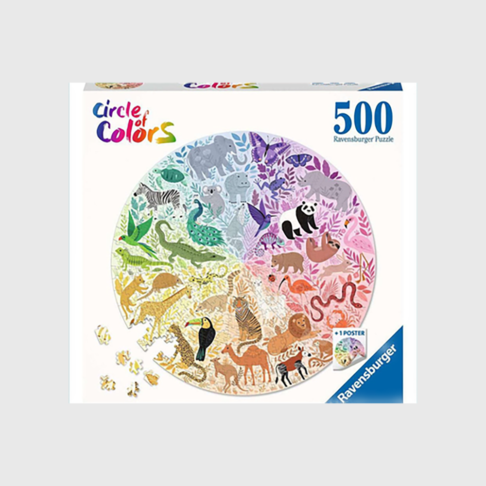 Circle of colors - Animals 500p