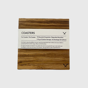 Coaster made from recycled chopsticks