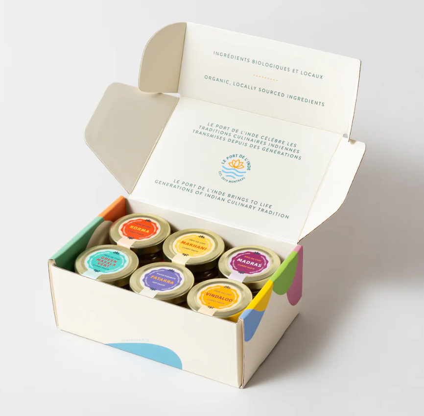 Curry Paste Discovery Pack - Le port de L'Inde