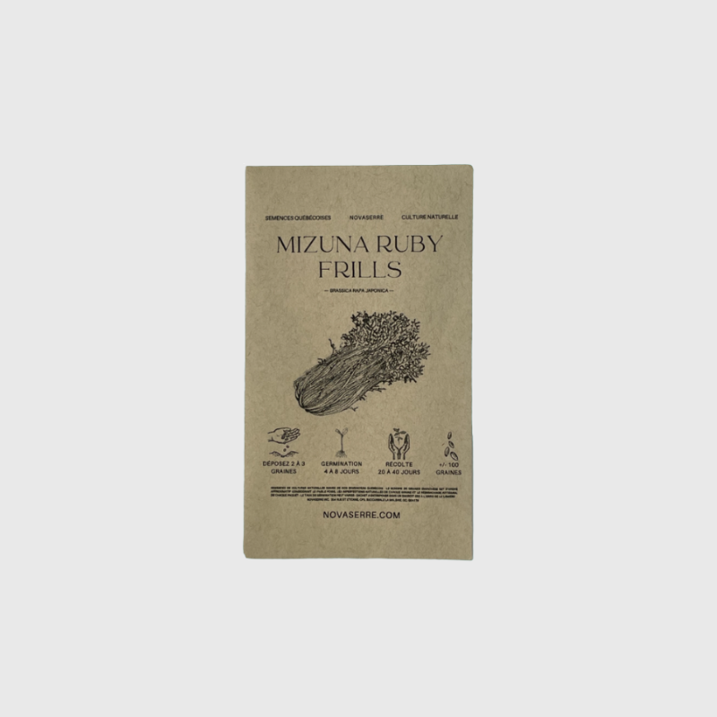 Mizuna Ruby Frills