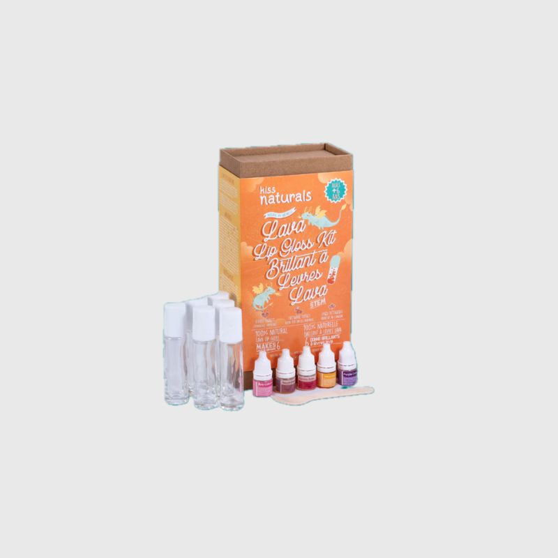 Lava Kiss Naturals DIY Lip Gloss Kit for Kids