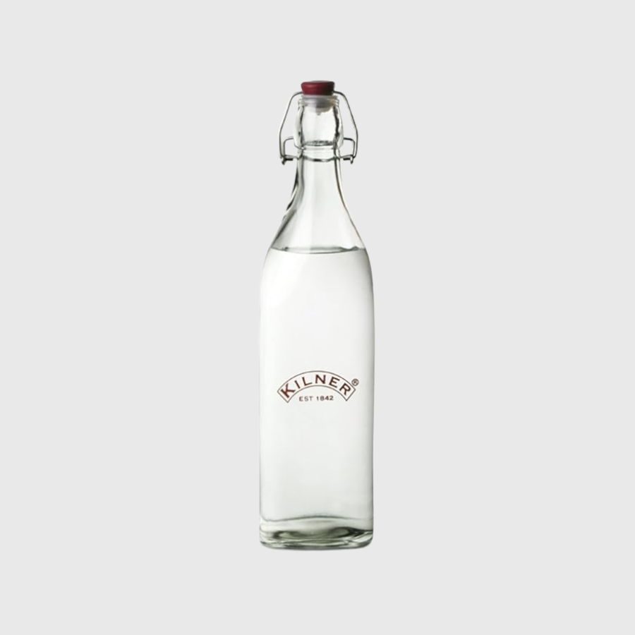 Kilner Bouteille de conserve en verre avec bouchon 1 L - Clip top preserve bottle