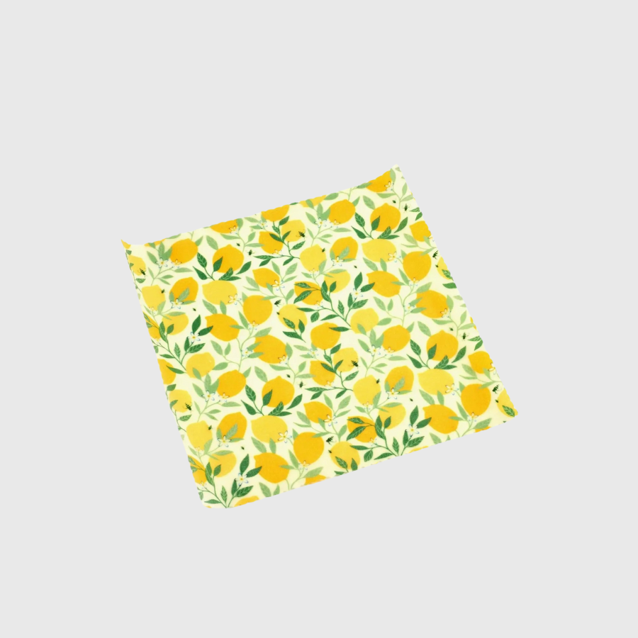 Emballage en cire d'abeille, emballage multiple - Citronnier - Three Huggers