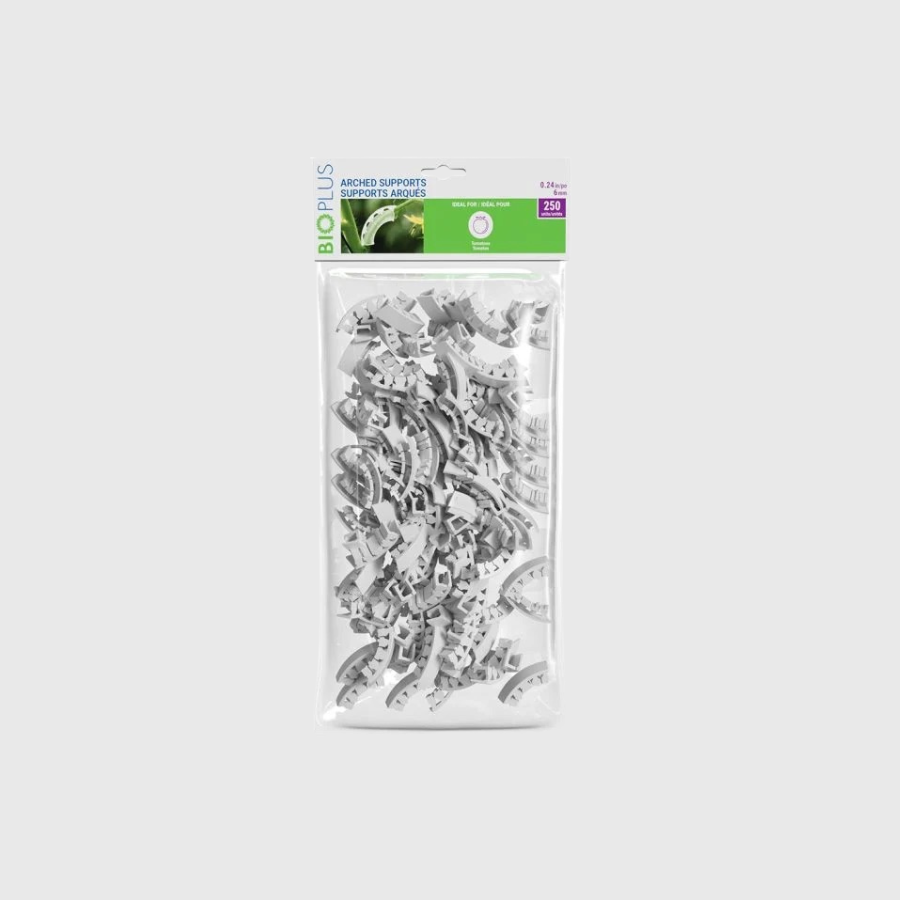 Supports Accordéon Bio Plus idéal pour tomates 250 unités 6 mm - Accordian arched supports