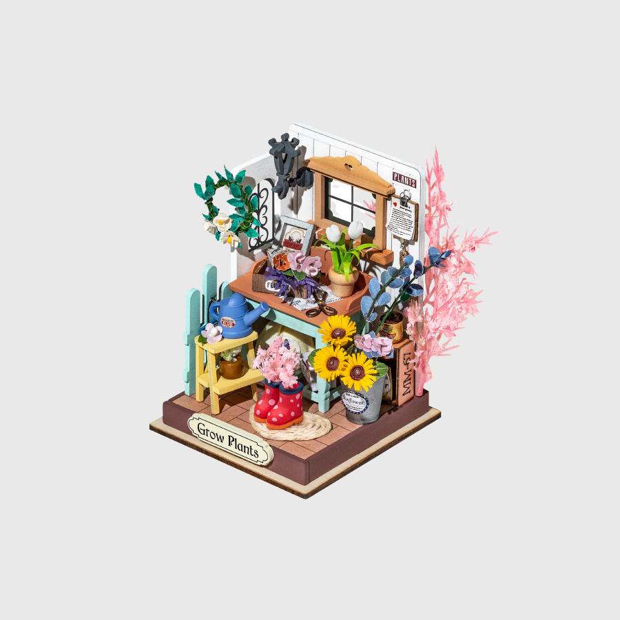 DIY Miniature House Kit: Dreaming Terrace Garden