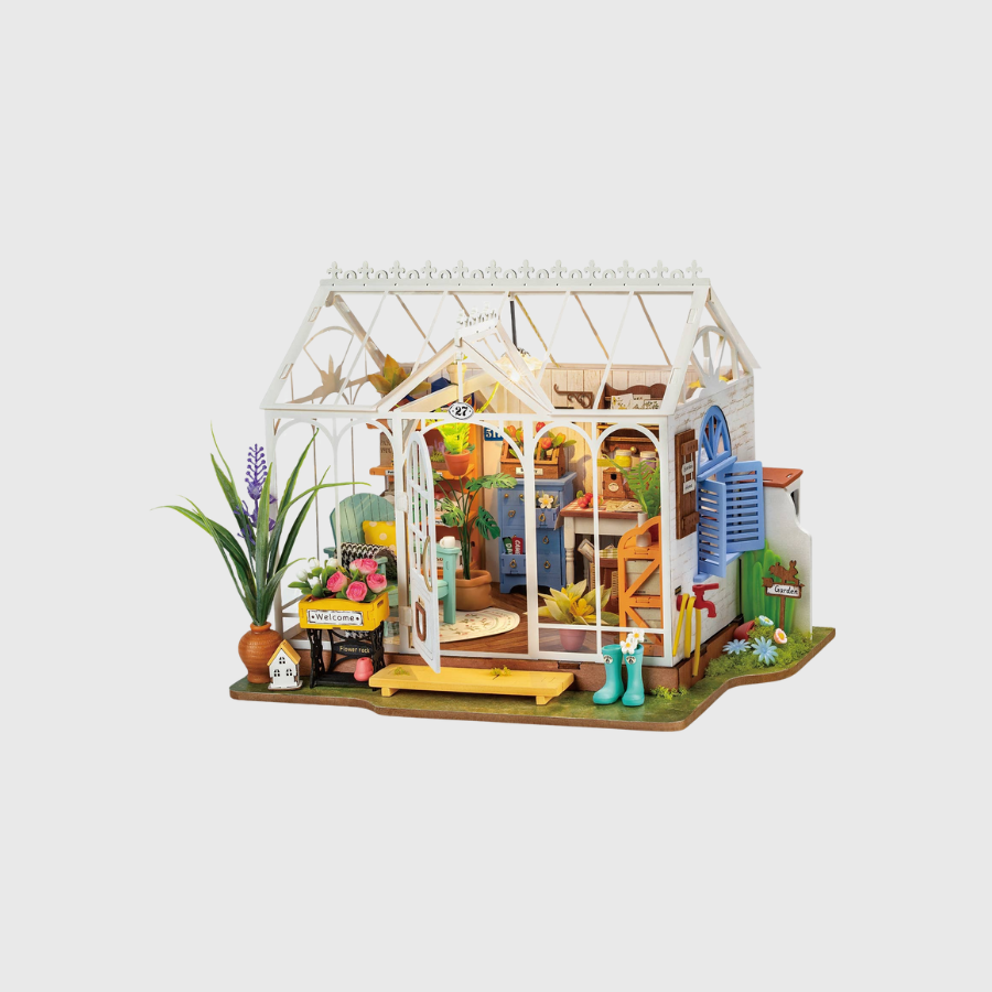 DIY Miniature House Kit: Dreamy Garden House