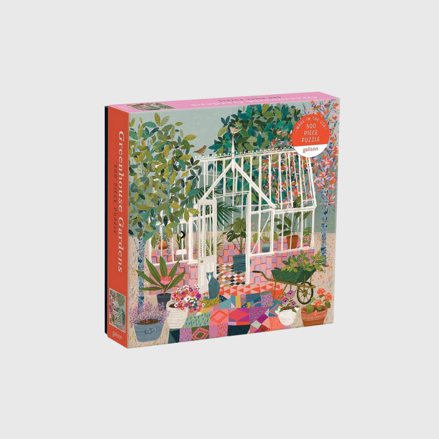 500 piece puzzle Greenhouse gardens