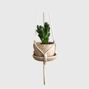 Macrame with hook for hanging pot