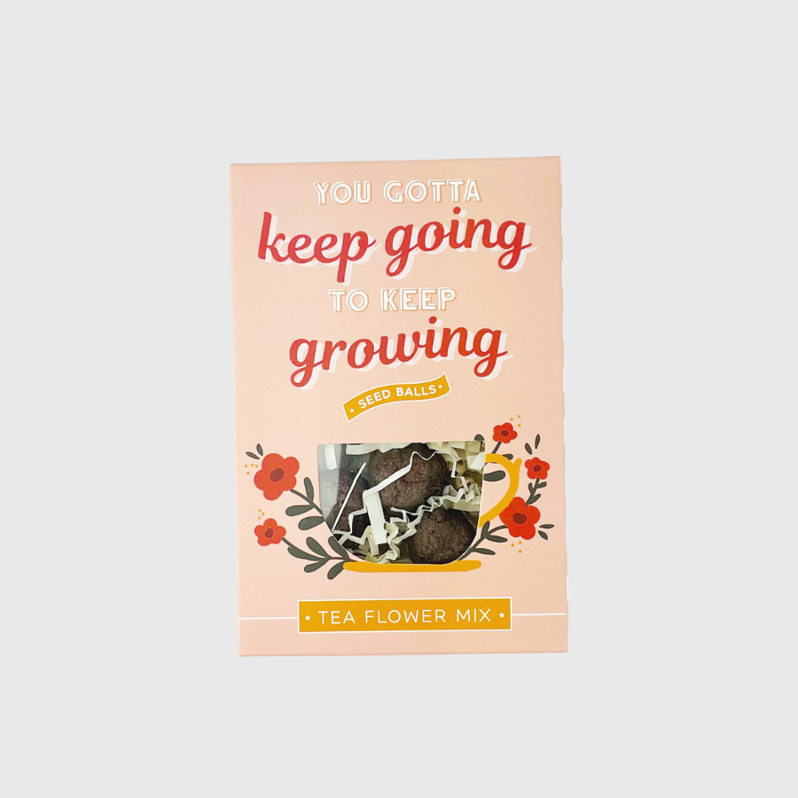 You Gotta Keep Going To Keep Tea Seed Ball Gift Box
