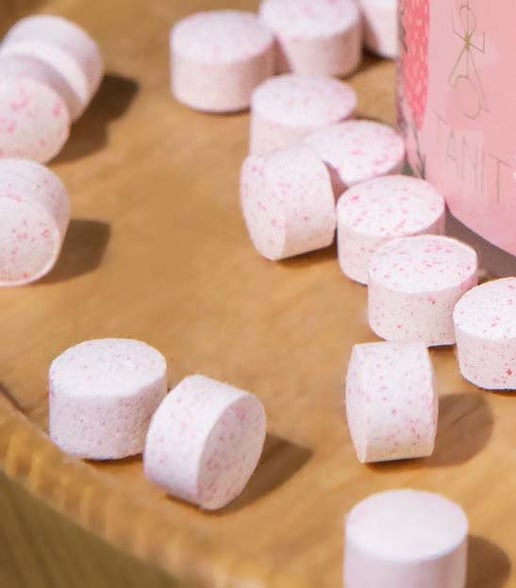 Strawberry Toothpaste Tablets - Compostable Refill - 62 Tablets