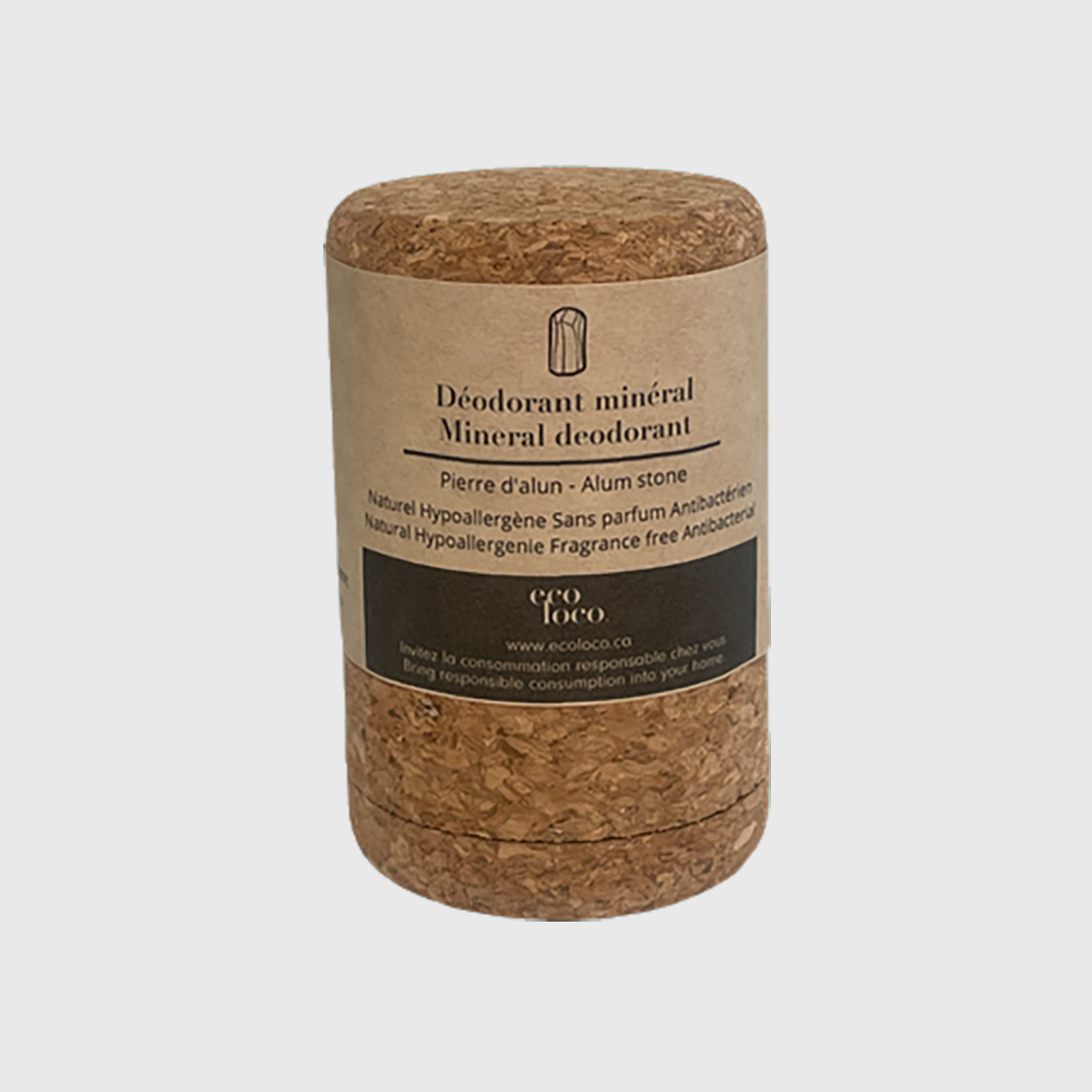 Mineral deodorant: Alum