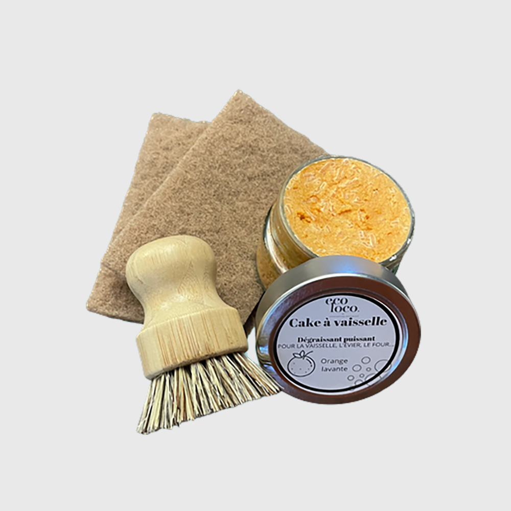 Zero waste basic set - tableware: orange