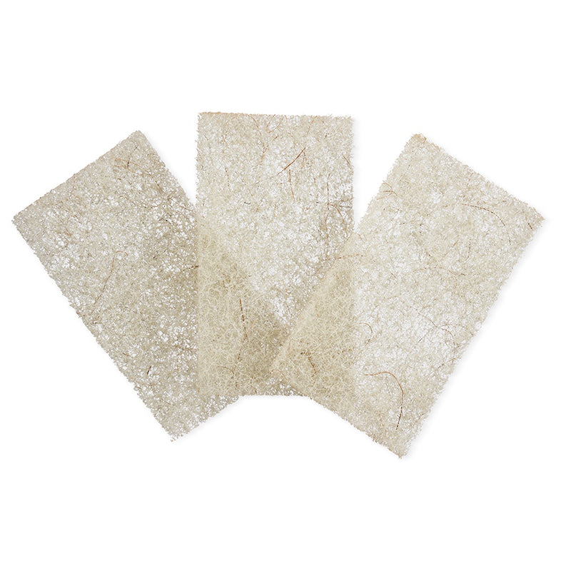 Coconut sponges / scouring pads - trio