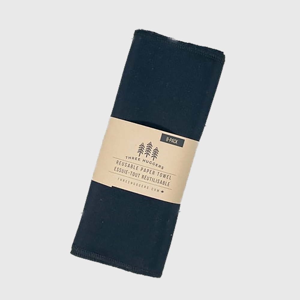 Reusable paper towels, black