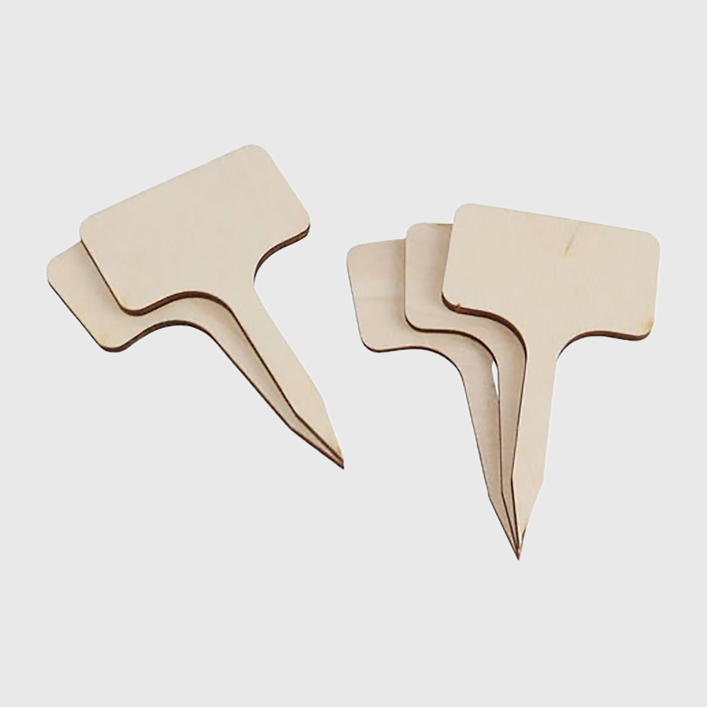 REDECKER Single Poplar Garden Label 10x6cm/4x2"