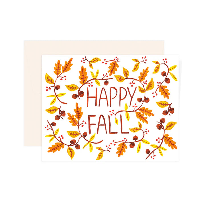 Carte de vœux - Happy Fall - Paige and Willow