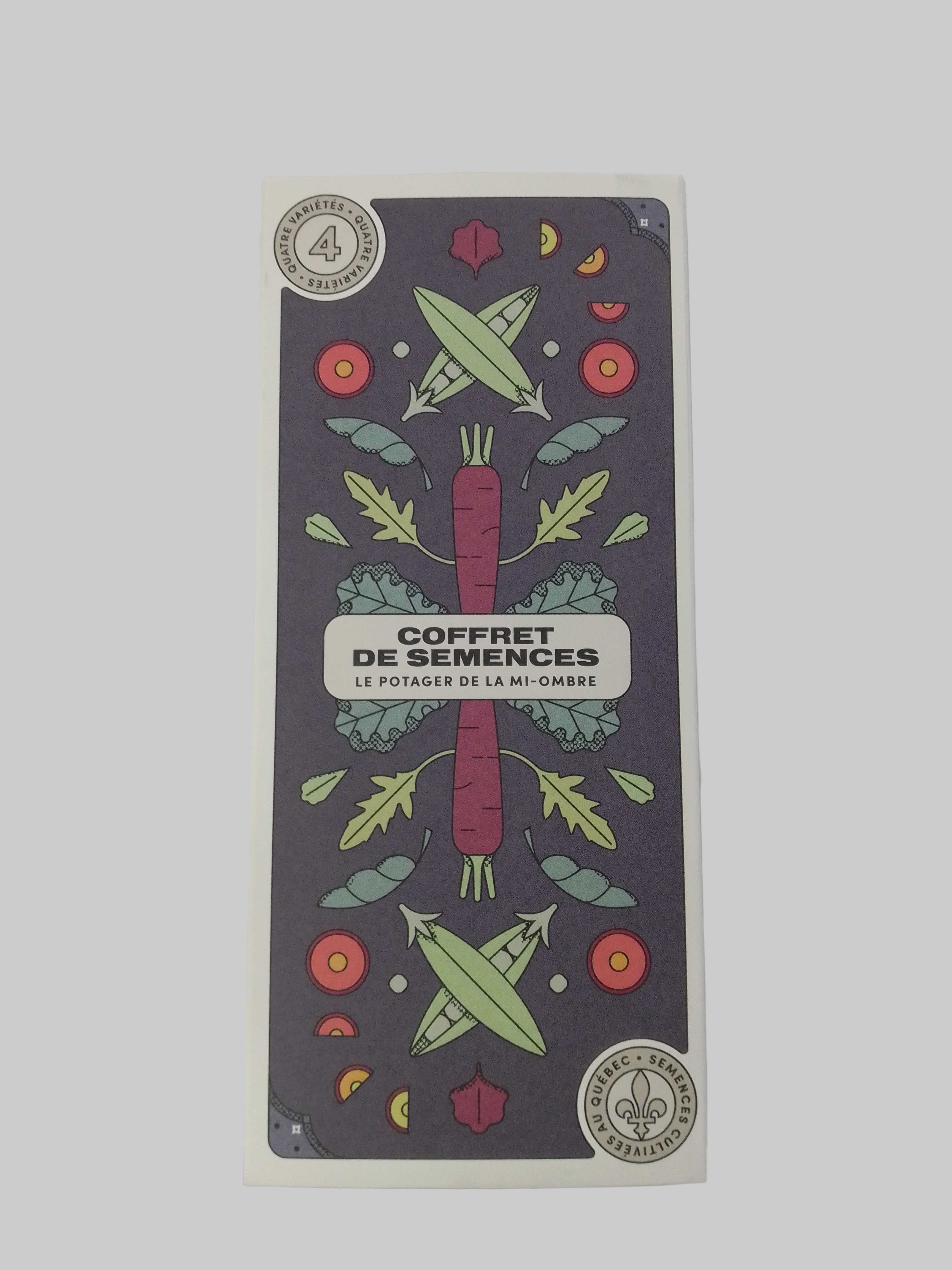 Coffret de semences - Le potager de la mi ombre