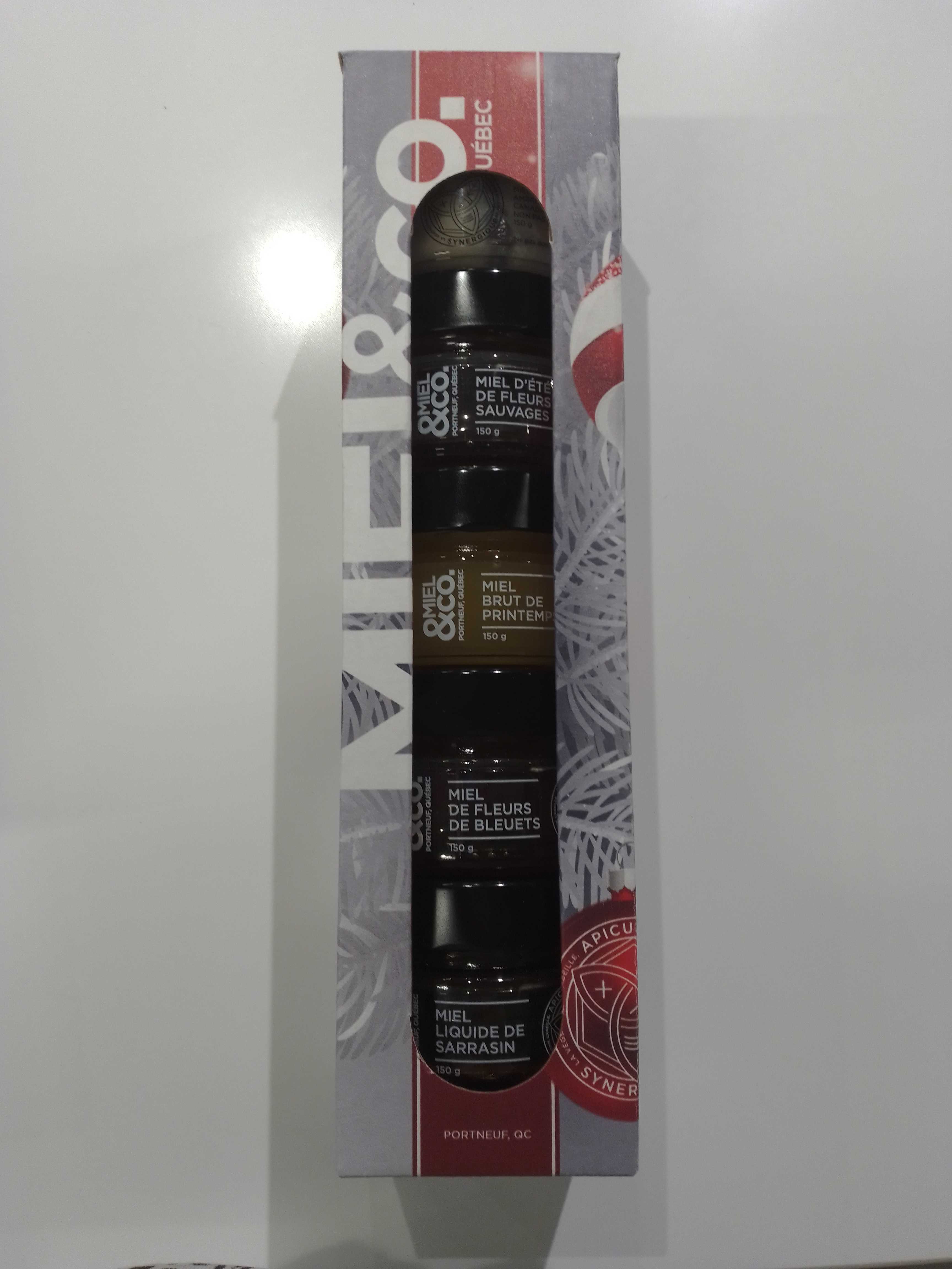 Ensemble Découverte de miels Québécois - Coffret Cadeau