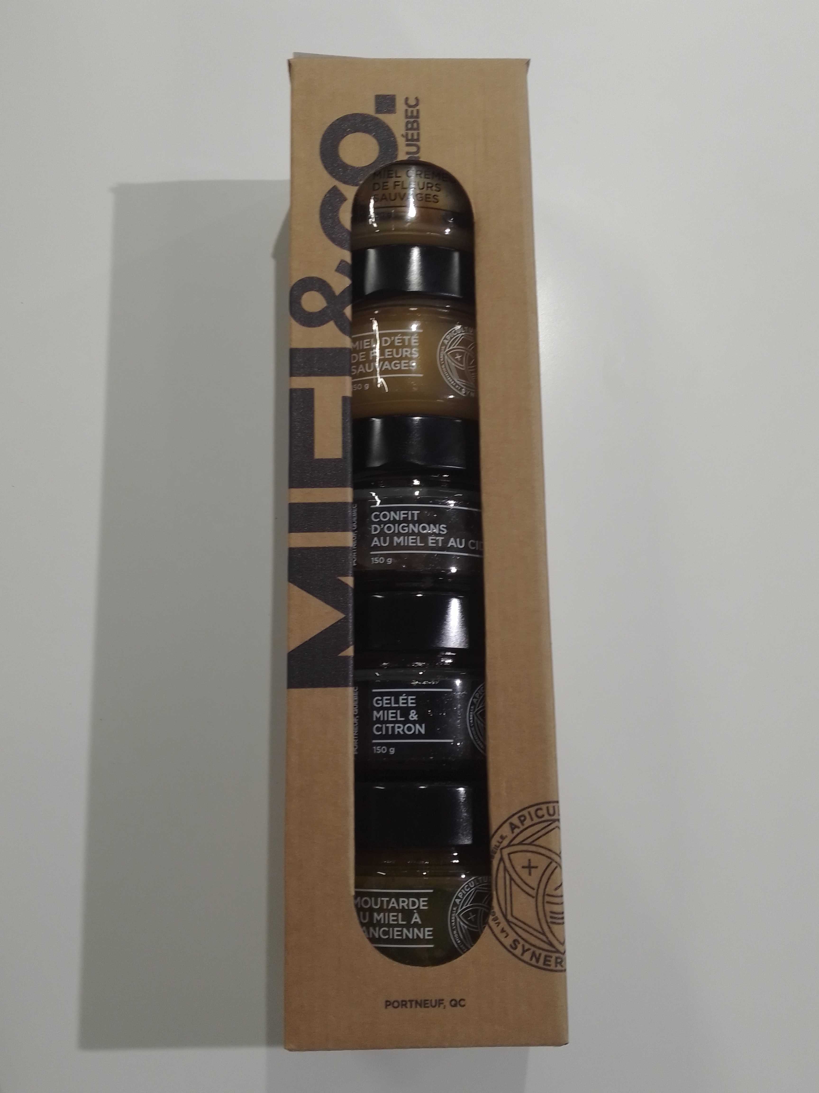 Ensemble Découverte de miels Québécois - Coffret Cadeau